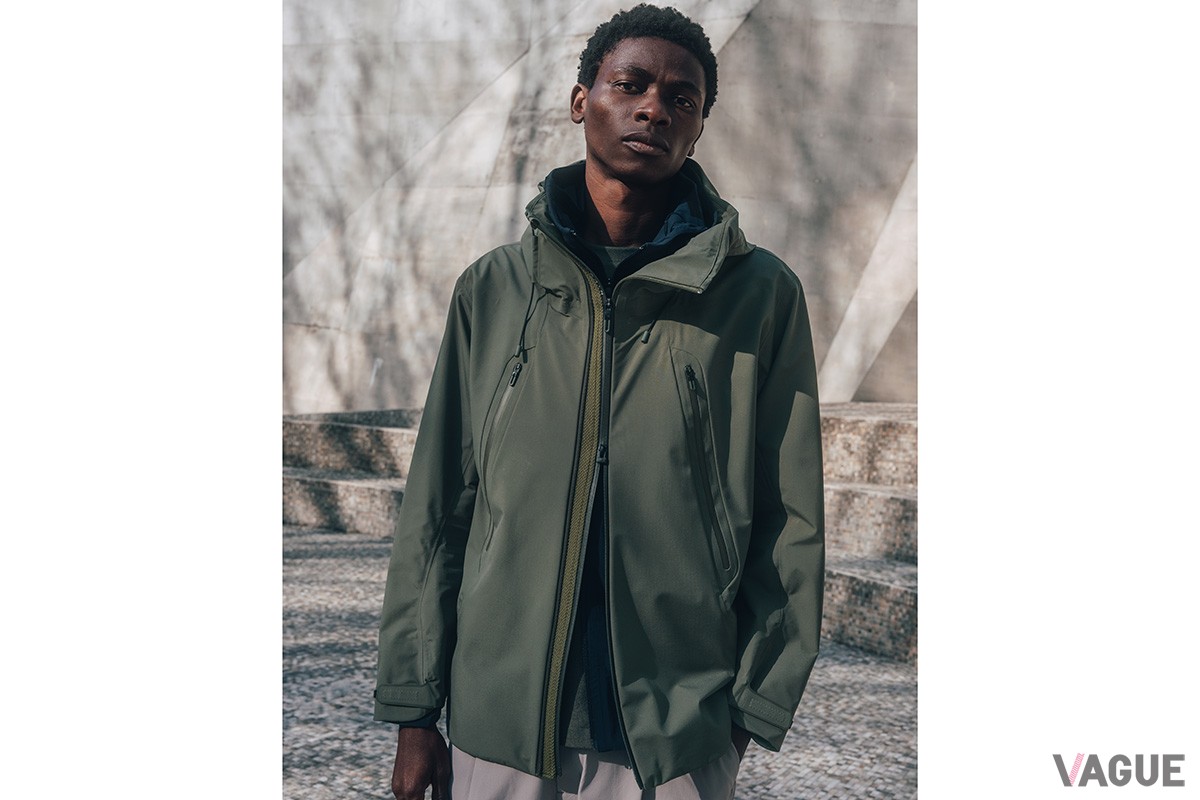 HARD SHELL JACKET“GORE-TEX C-KNIT CREAS”（セージグリーン）：8万8000円