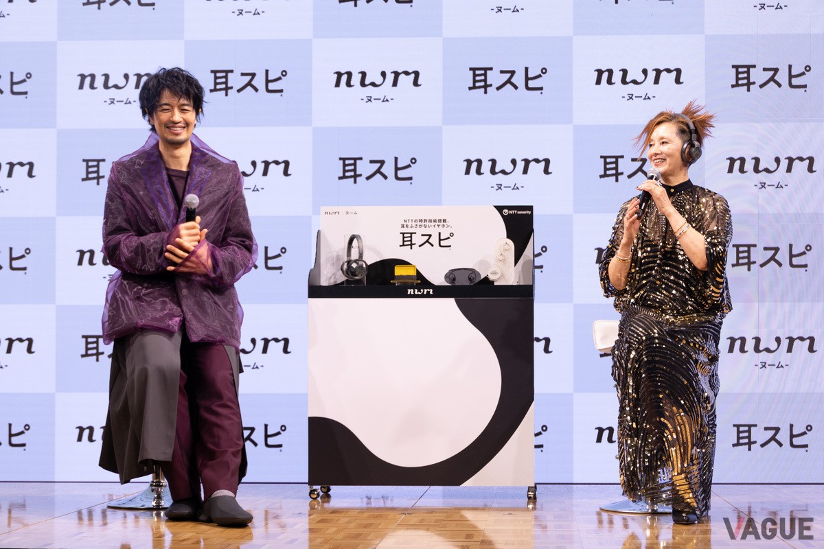 発表会当日のスペシャルゲストである夏木マリさん、アンバサダーの斎藤工さん