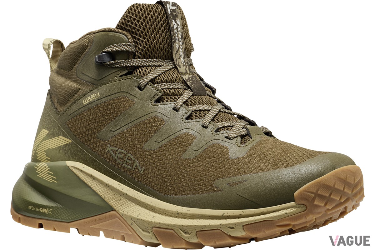 メンズ TARGHEE APEX MID WP（DARK OLIVE／KHAKI）：2万4200円