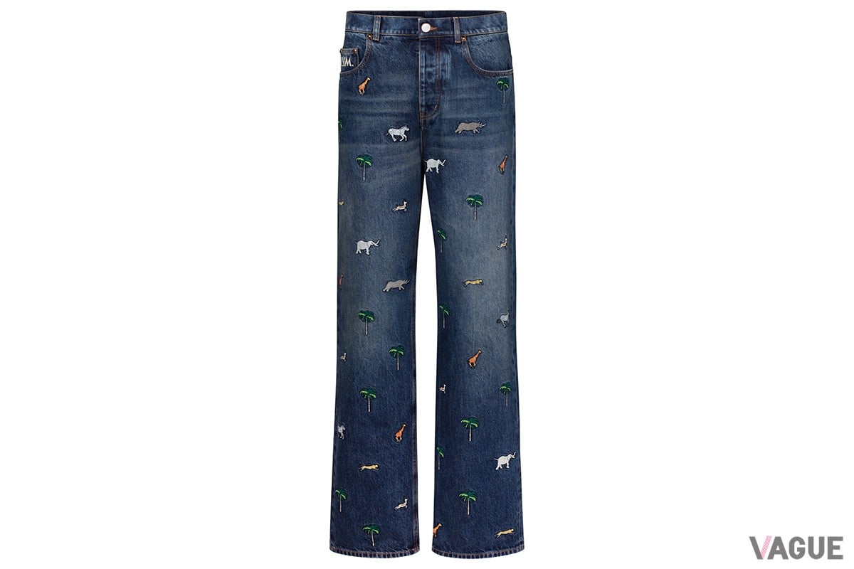 LV×ザ・ダージリン リミテッド エンブロイダリー デニム スケートパンツ：56万1000円