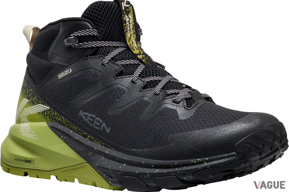 メンズ TARGHEE APEX MID WP（BLACK／GOLDEN CYPRESS）：2万4200円
