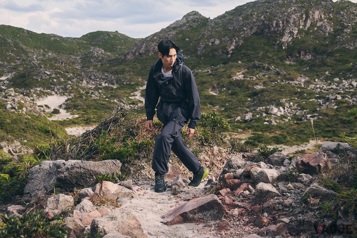 メンズ TARGHEE APEX MID WP（BLACK／GOLDEN CYPRESS）：2万4200円