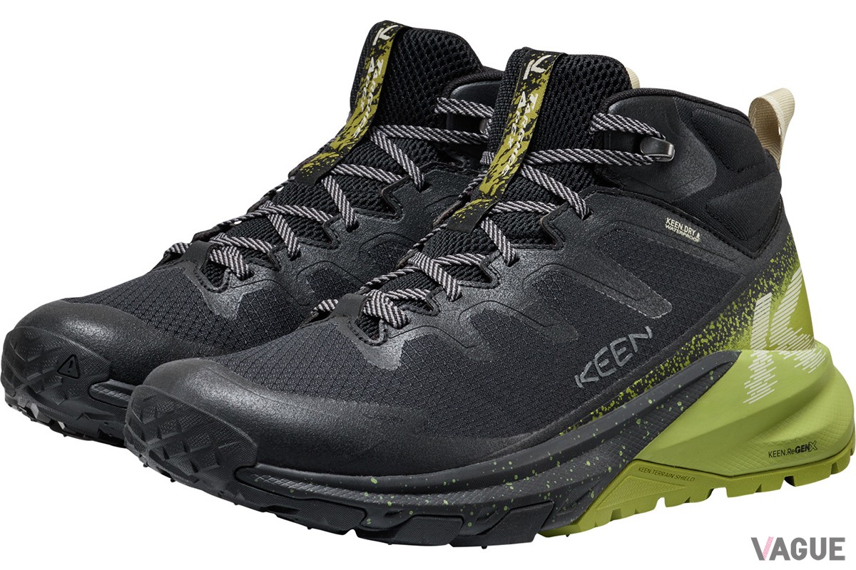 メンズ TARGHEE APEX MID WP（BLACK／GOLDEN CYPRESS）：2万4200円