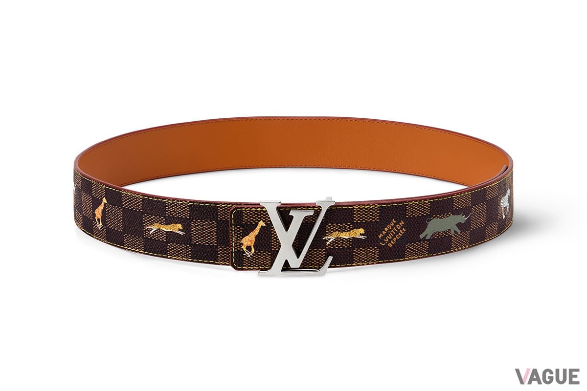 LV×ザ・ダージリン リミテッド ベルト・LV イニシャル 40MM リバーシブル：10万4500円