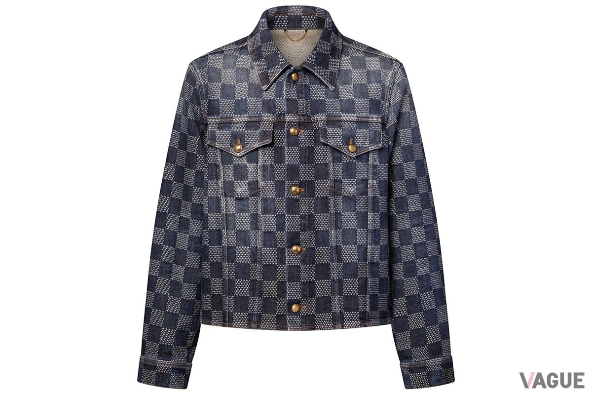 ダミエ デニム ロングスリーブシャツ：48万5100円