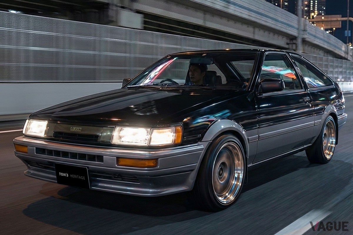 “TOM’S HERITAGE”のAE86「カローラ レビン」