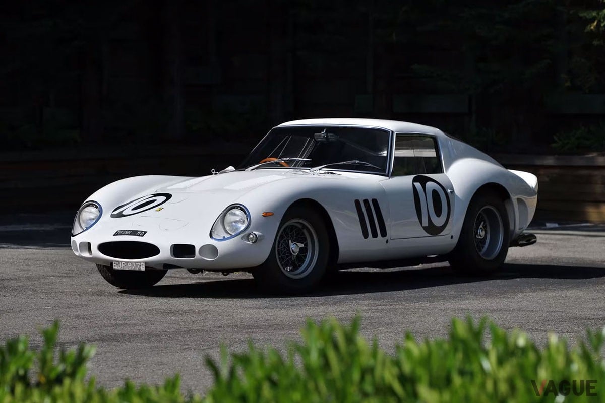Mecumのオークションに出品された「250GTO」で唯一のホワイト仕様。右ハンドル車という貴重なモデル（C）Mecum Auctions