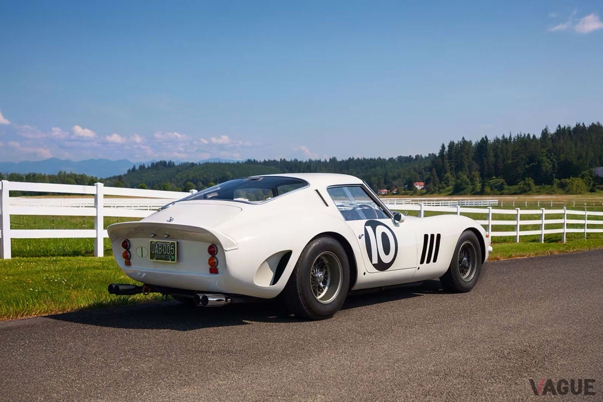 Mecumのオークションに出品された「250GTO」で唯一のホワイト仕様。右ハンドル車という貴重なモデル（C）Mecum Auctions