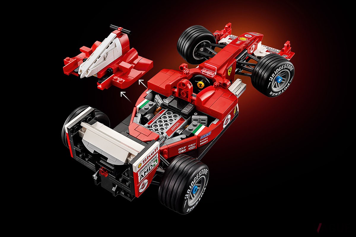 「レゴ アイコン Ferrari F2004 ＆ ミハエル・シューマッハ」