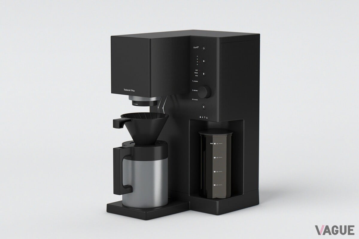  ダイニチ MC-SVD40。お湯を回転させながら注ぐ独自機構。ファンヒーターで培った温度制御技術が、コーヒーの味を劇的に変える