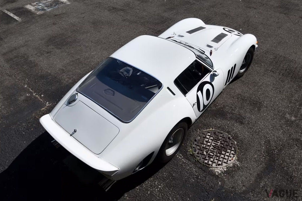 Mecumのオークションに出品された「250GTO」で唯一のホワイト仕様。右ハンドル車という貴重なモデル（C）Mecum Auctions