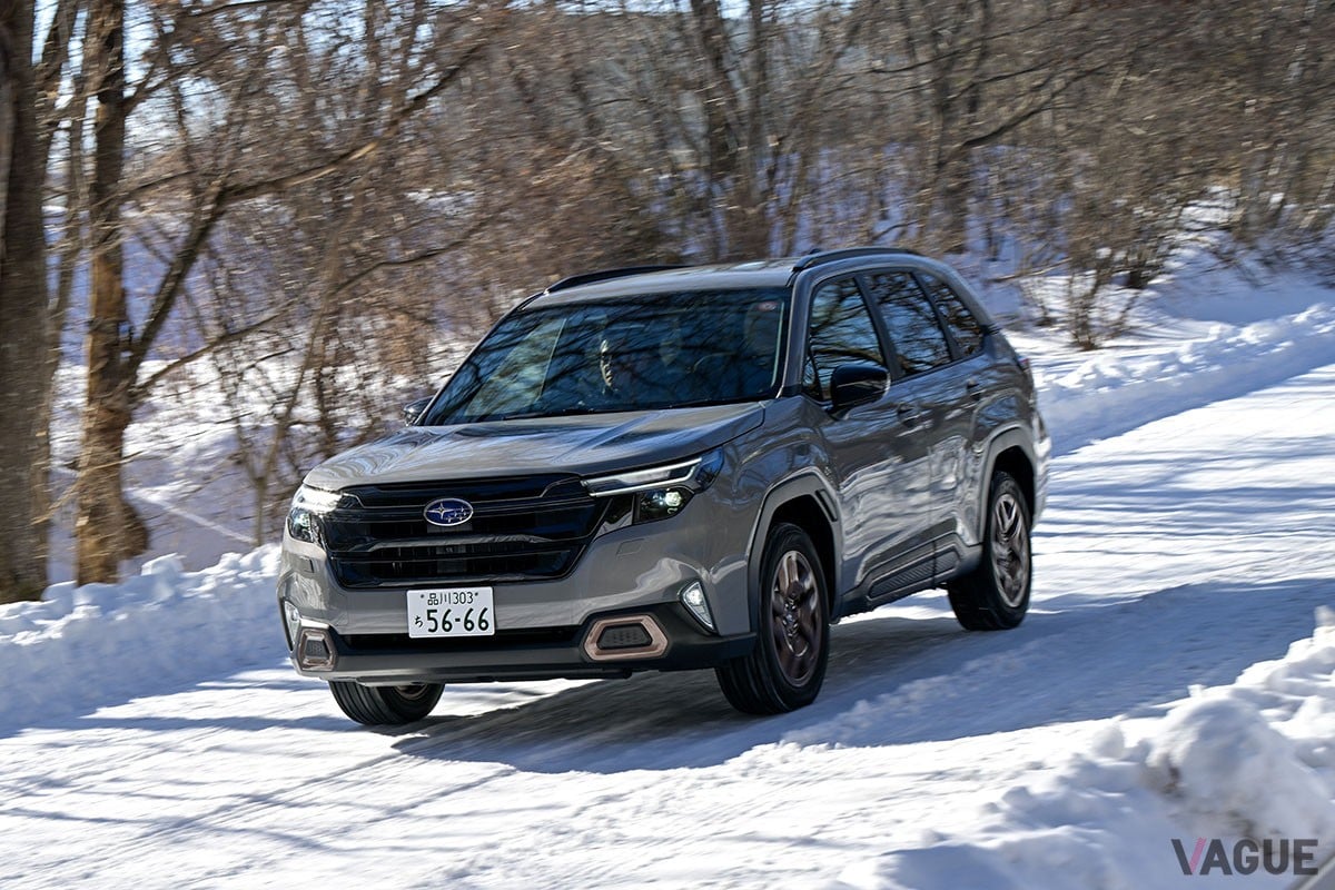 雪上での安定した走りが魅力的なスバル「フォレスター」