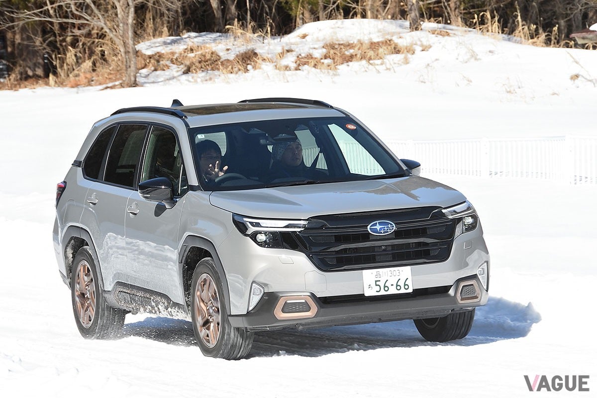 雪上での安定した走りが魅力的なスバル「フォレスター」