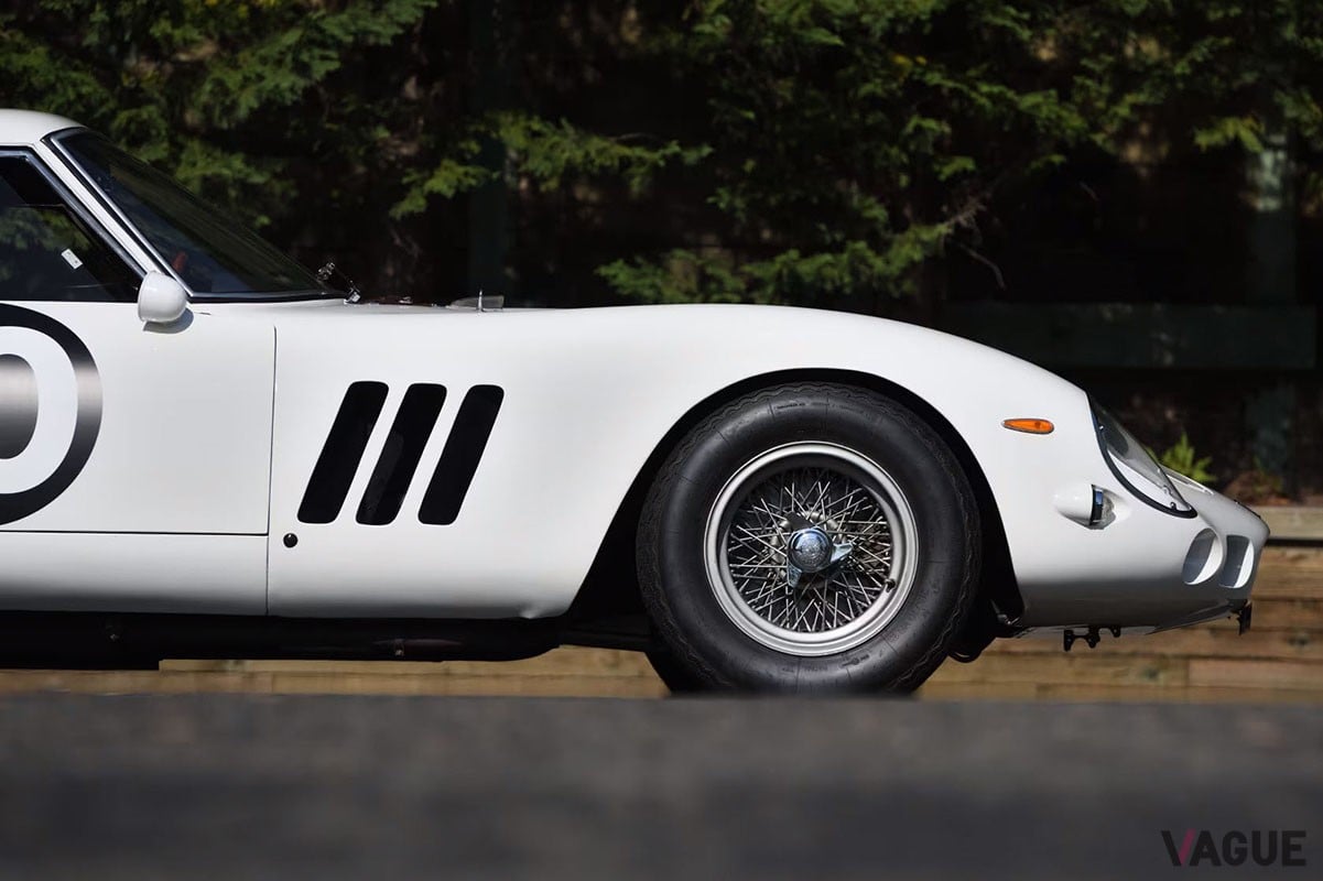Mecumのオークションに出品された「250GTO」で唯一のホワイト仕様。右ハンドル車という貴重なモデル（C）Mecum Auctions