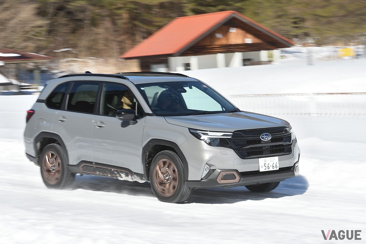 雪上での安定した走りが魅力的なスバル「フォレスター」