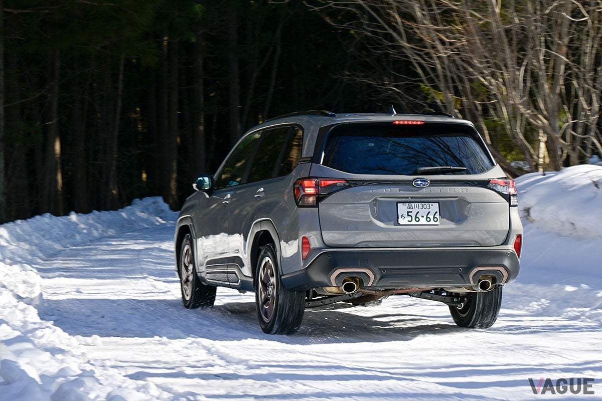 雪上での安定した走りが魅力的なスバル「フォレスター」