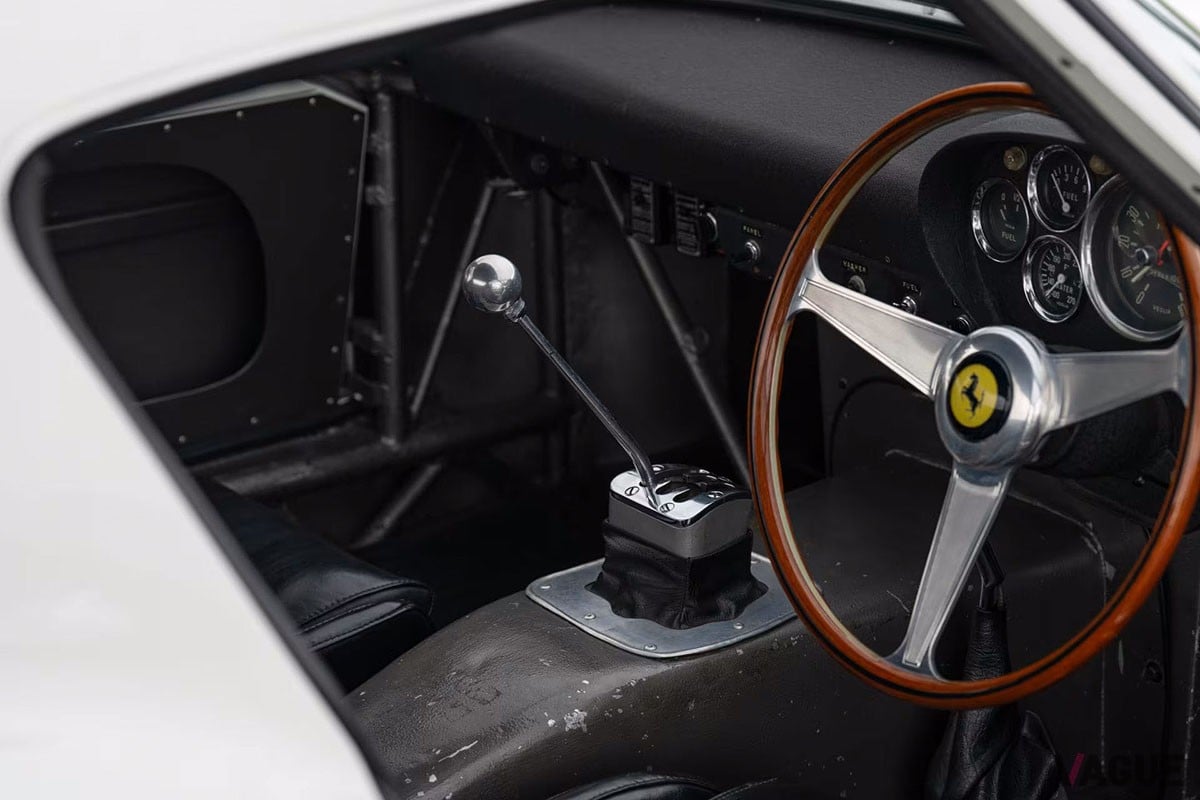 Mecumのオークションに出品された「250GTO」で唯一のホワイト仕様。右ハンドル車という貴重なモデル（C）Mecum Auctions