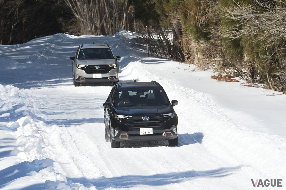 雪上での安定した走りが魅力的なスバル「フォレスター」