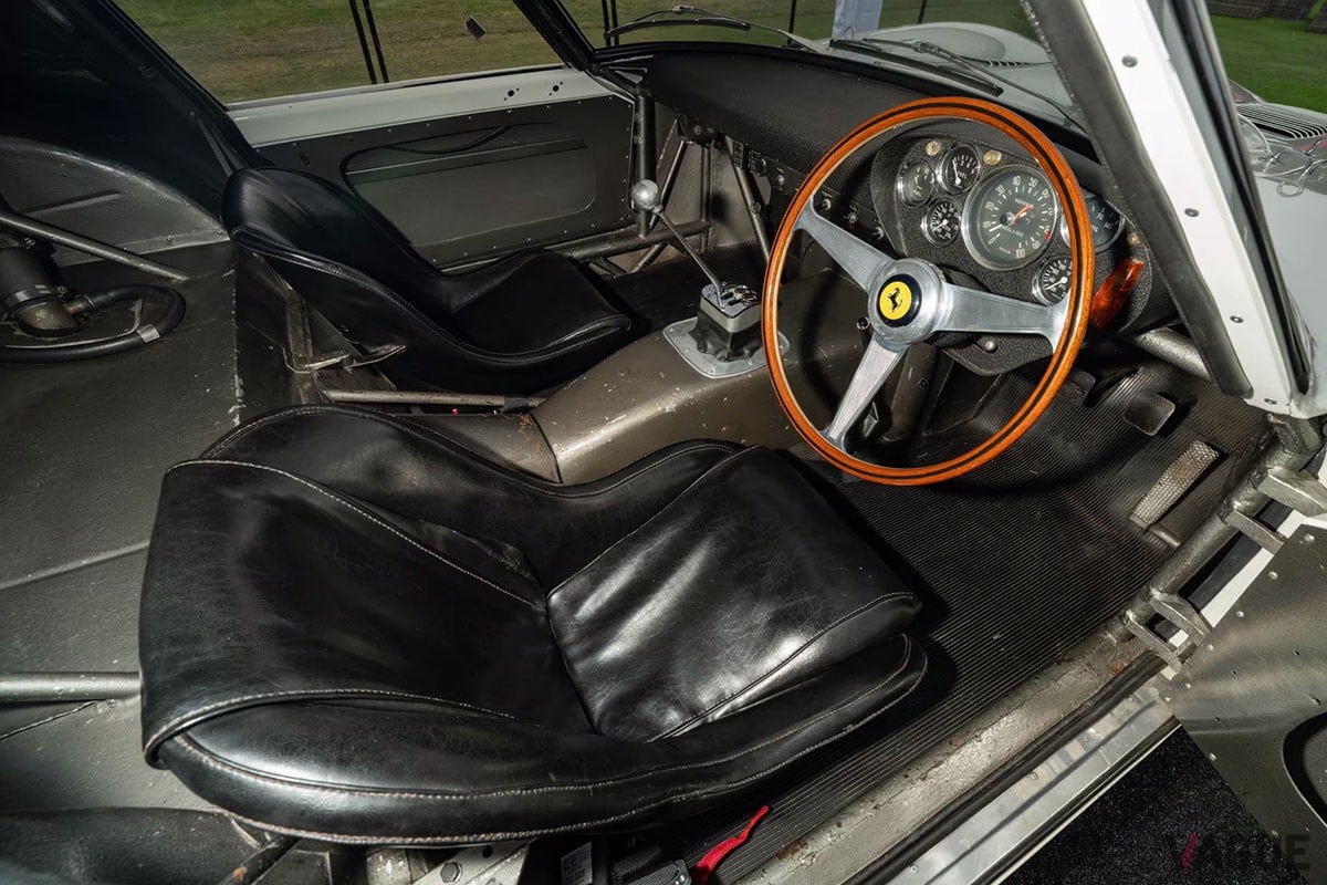 Mecumのオークションに出品された「250GTO」で唯一のホワイト仕様。右ハンドル車という貴重なモデル（C）Mecum Auctions