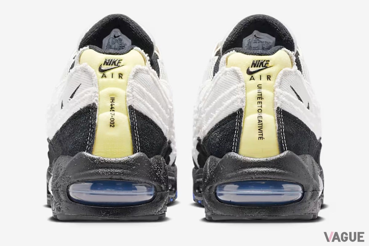 1995年誕生のナイキ「エアマックス95」に素材使いが巧みな新色登場！ “未完成”だから美しい!?「パリのアトリエ文化」から着想を得た新作の個性とは