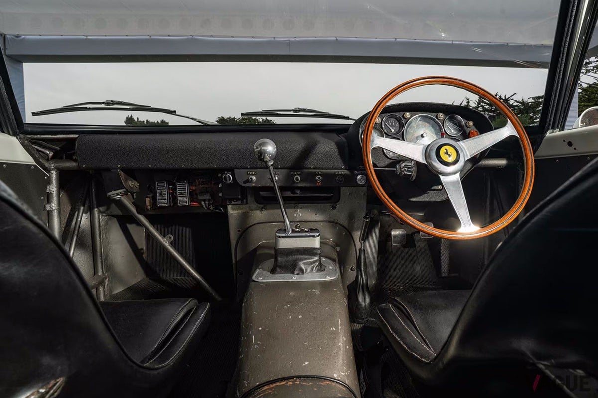 Mecumのオークションに出品された「250GTO」で唯一のホワイト仕様。右ハンドル車という貴重なモデル（C）Mecum Auctions
