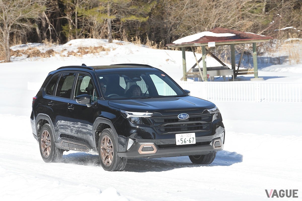 雪上での安定した走りが魅力的なスバル「フォレスター」