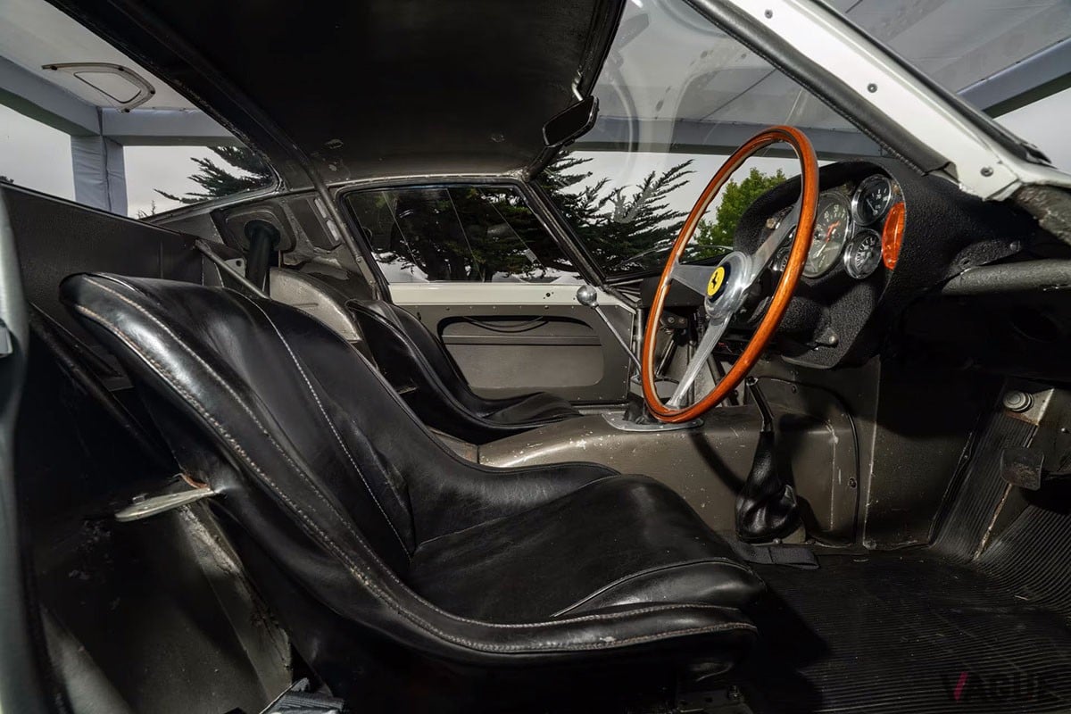 Mecumのオークションに出品された「250GTO」で唯一のホワイト仕様。右ハンドル車という貴重なモデル（C）Mecum Auctions