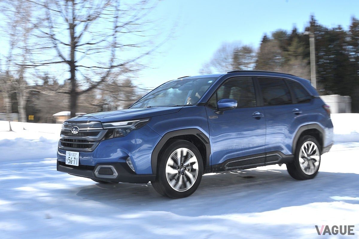 雪上での安定した走りが魅力的なスバル「フォレスター」