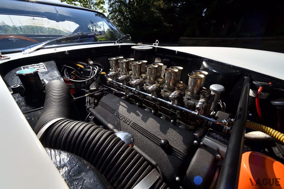 Mecumのオークションに出品された「250GTO」で唯一のホワイト仕様。右ハンドル車という貴重なモデル（C）Mecum Auctions