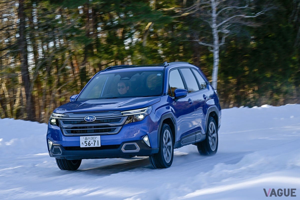 雪上での安定した走りが魅力的なスバル「フォレスター」