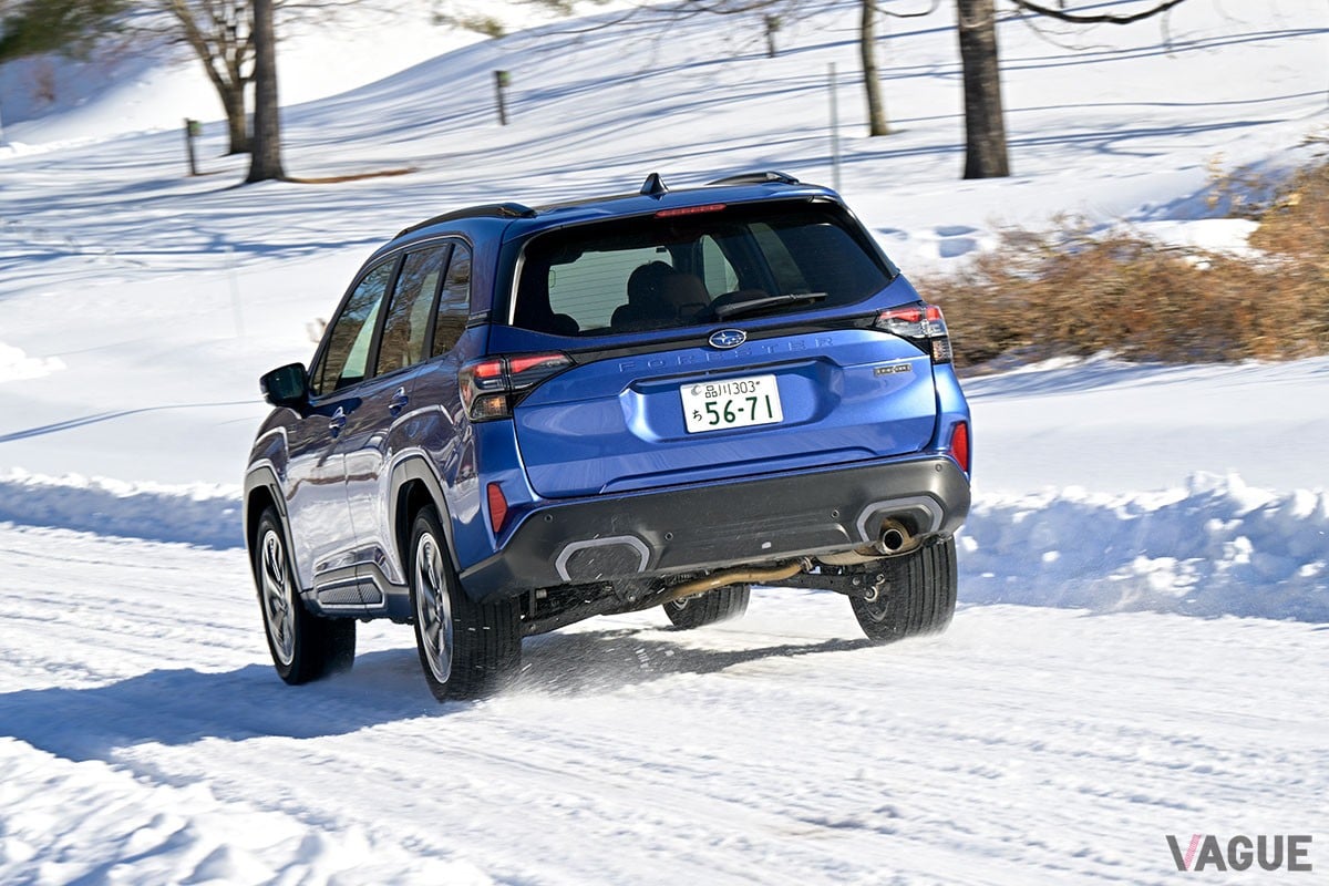 雪上での安定した走りが魅力的なスバル「フォレスター」