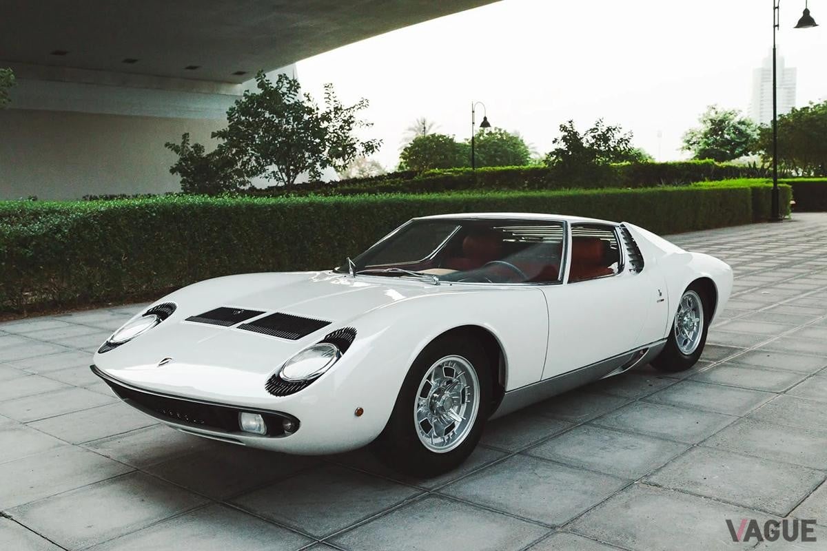 オークションに出品、落札された1968年式ランボルギーニ「ミウラ」(c)BROAD ARROW Auctions
