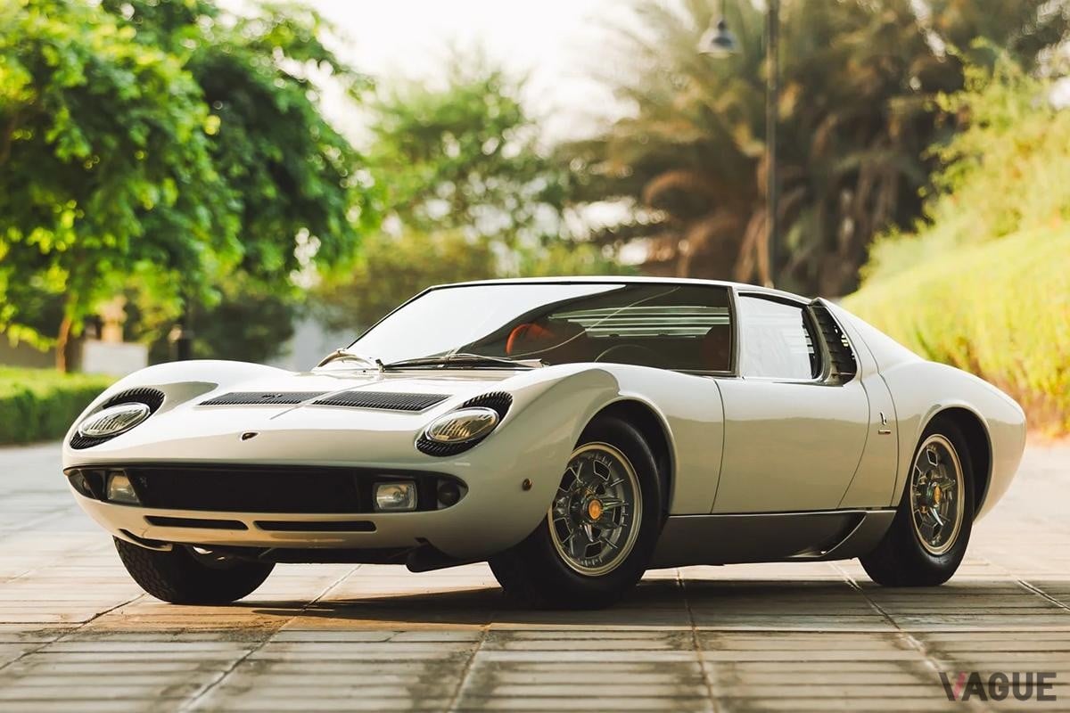 オークションに出品、落札された1968年式ランボルギーニ「ミウラ」(c)BROAD ARROW Auctions