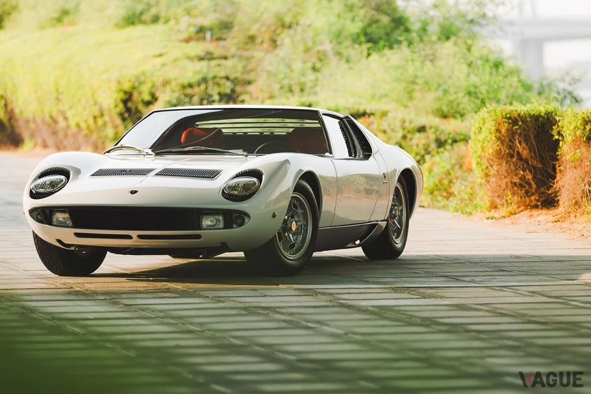 オークションに出品、落札された1968年式ランボルギーニ「ミウラ」(c)BROAD ARROW Auctions