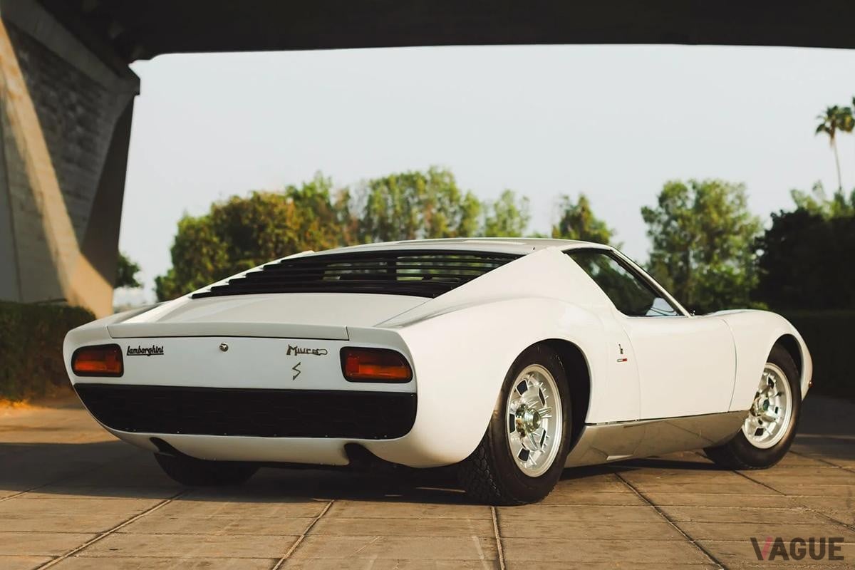 オークションに出品、落札された1968年式ランボルギーニ「ミウラ」(c)BROAD ARROW Auctions