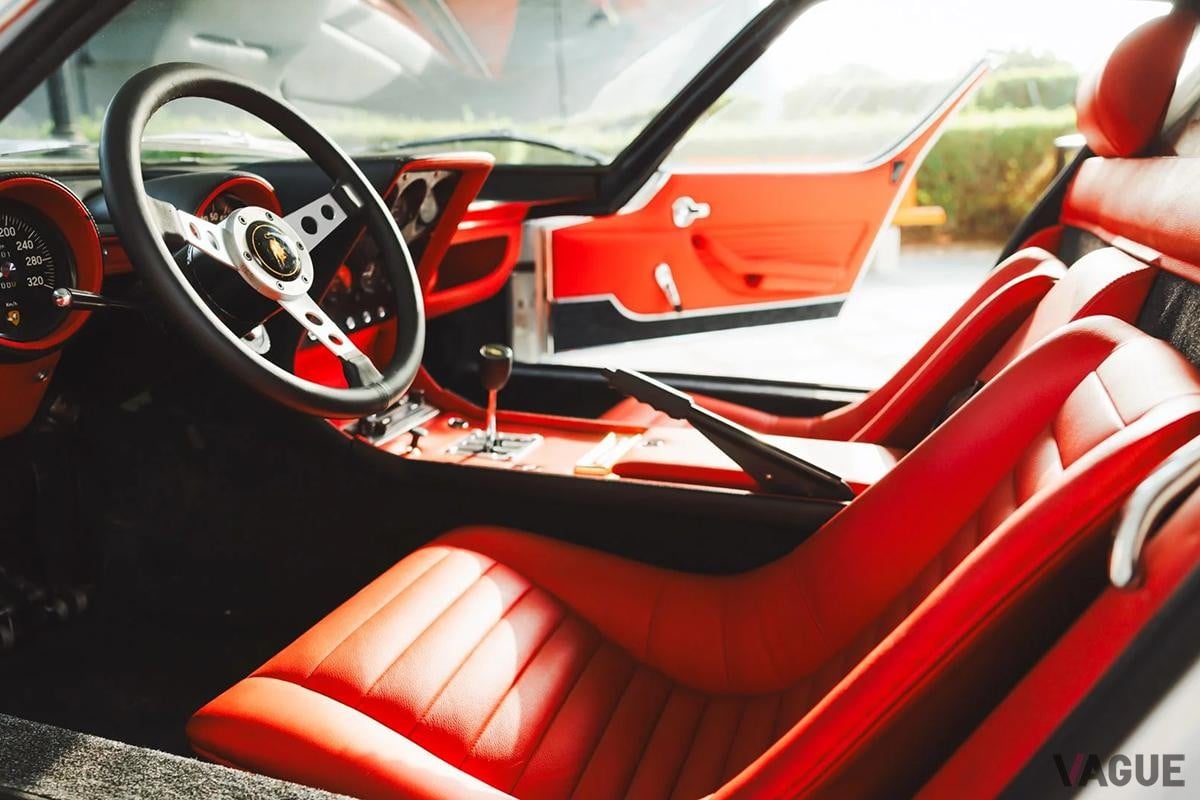 オークションに出品、落札された1968年式ランボルギーニ「ミウラ」(c)BROAD ARROW Auctions