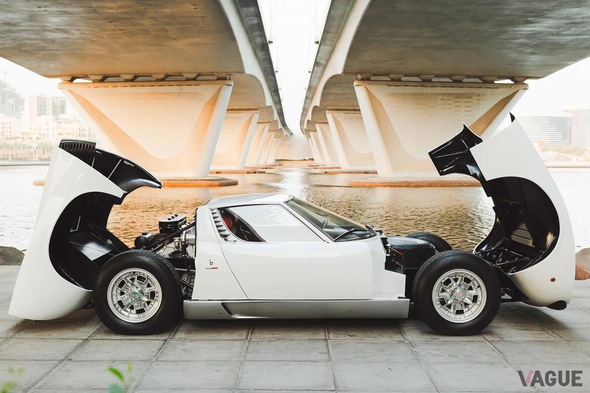 オークションに出品、落札された1968年式ランボルギーニ「ミウラ」(c)BROAD ARROW Auctions