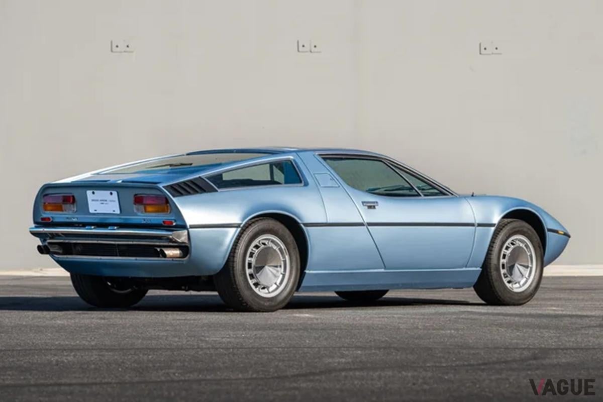 オークションに出品され落札された1972年式マセラティ「ボーラ」(c)BROAD ARROW Auctions