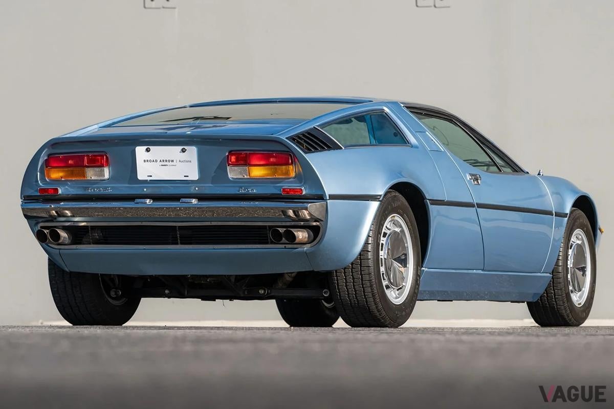 オークションに出品され落札された1972年式マセラティ「ボーラ」(c)BROAD ARROW Auctions