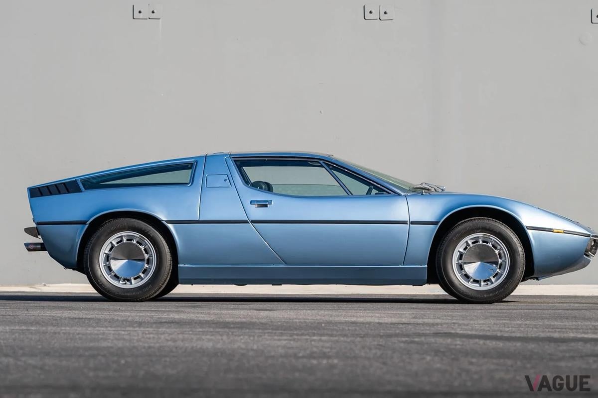 オークションに出品され落札された1972年式マセラティ「ボーラ」(c)BROAD ARROW Auctions