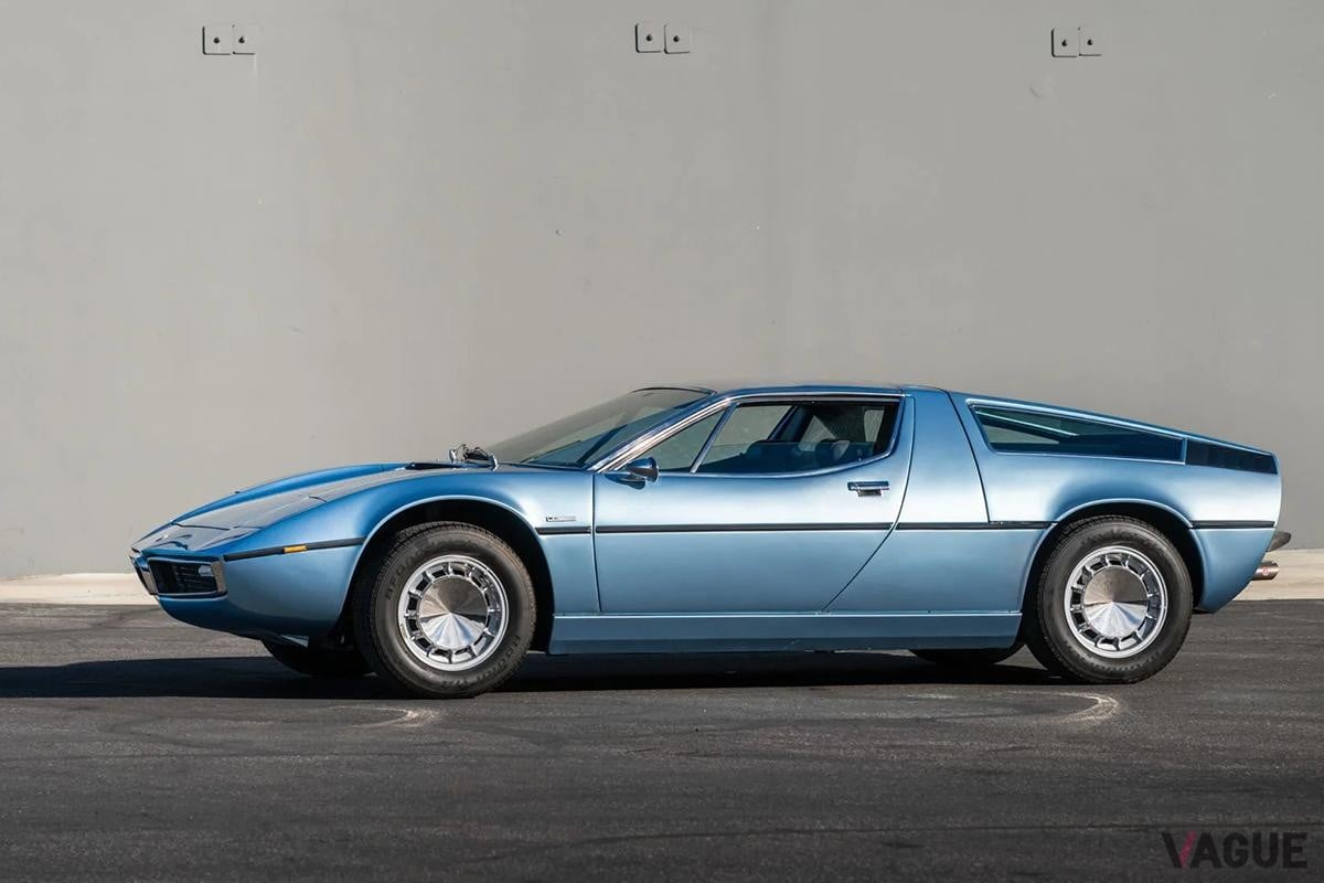 オークションに出品され落札された1972年式マセラティ「ボーラ」(c)BROAD ARROW Auctions