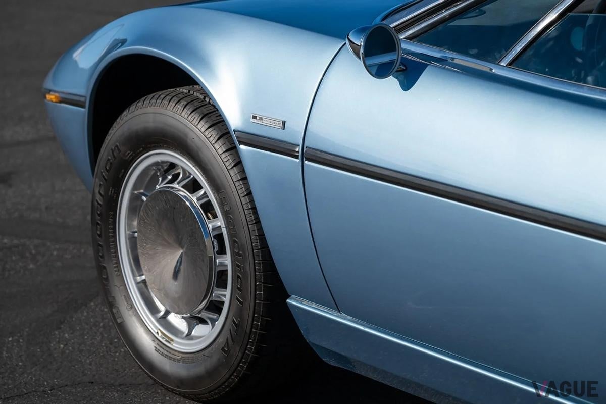 オークションに出品され落札された1972年式マセラティ「ボーラ」(c)BROAD ARROW Auctions