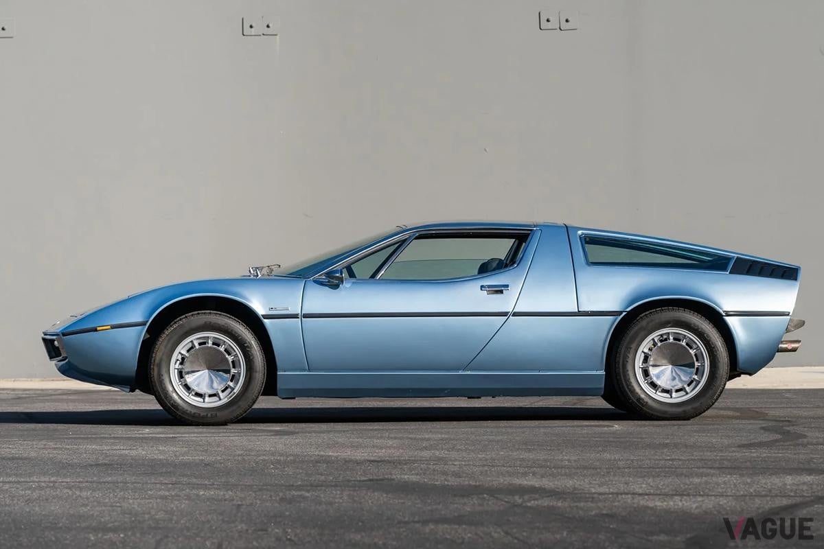 オークションに出品され落札された1972年式マセラティ「ボーラ」(c)BROAD ARROW Auctions