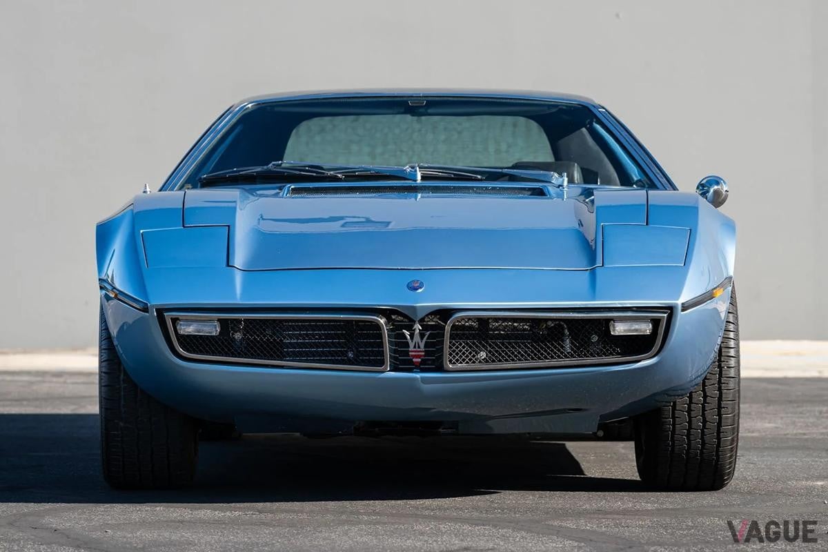 オークションに出品され落札された1972年式マセラティ「ボーラ」(c)BROAD ARROW Auctions
