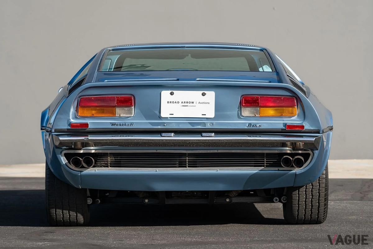 オークションに出品され落札された1972年式マセラティ「ボーラ」(c)BROAD ARROW Auctions