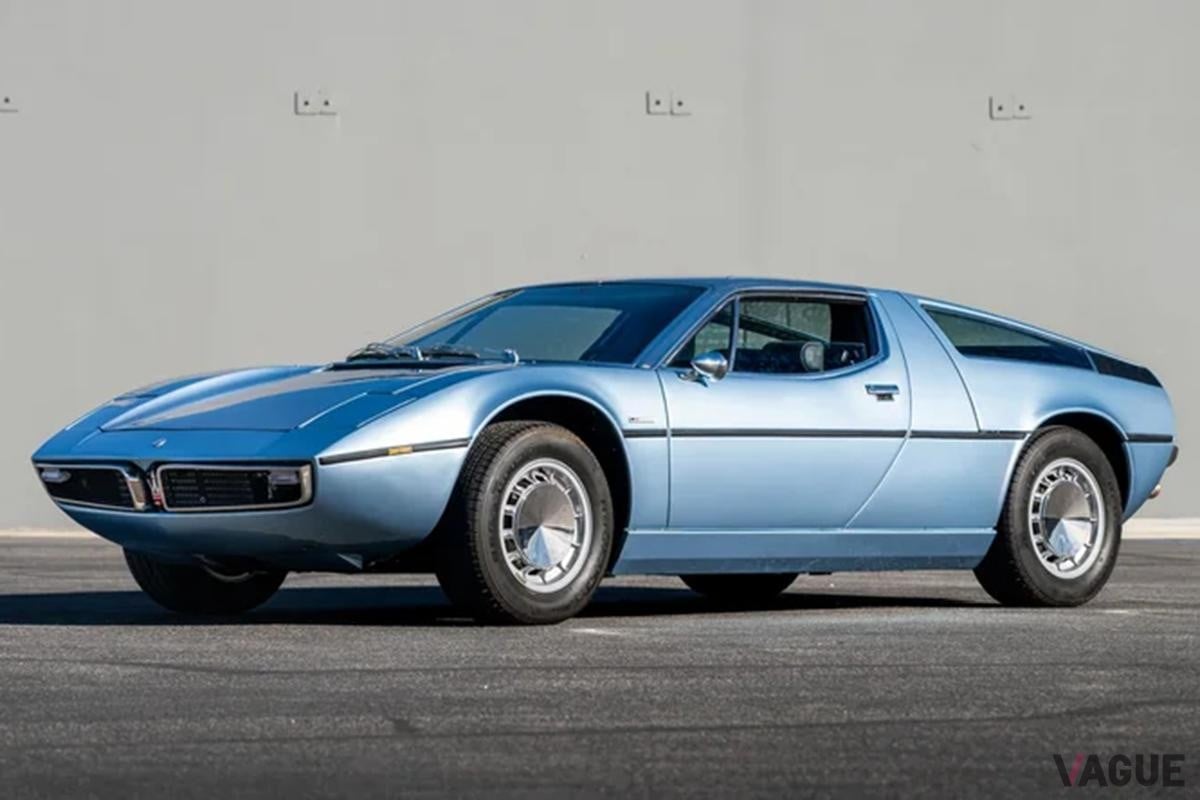 オークションに出品され落札された1972年式マセラティ「ボーラ」(c)BROAD ARROW Auctions