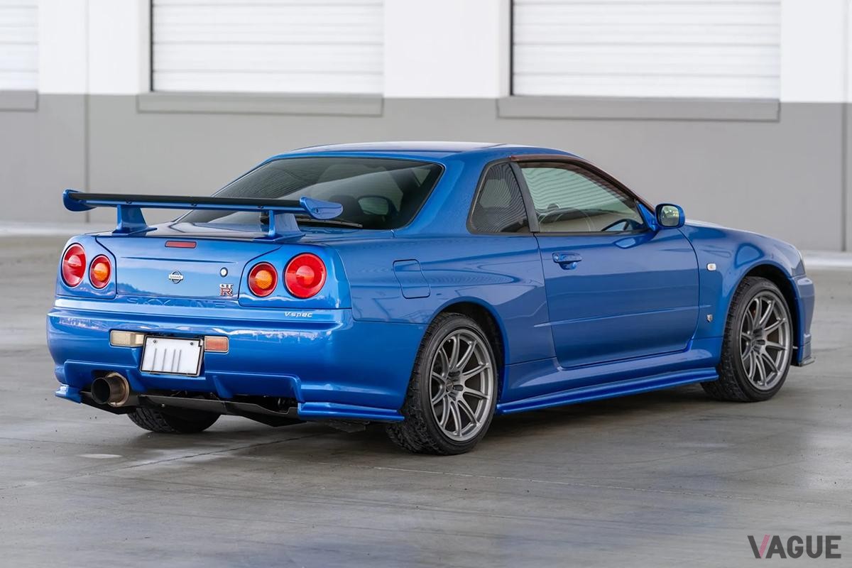 米国オンラインオークションに登場、高値で落札された1999年式R34型日産「スカイラインGT-R」(c)Bring a Trailer