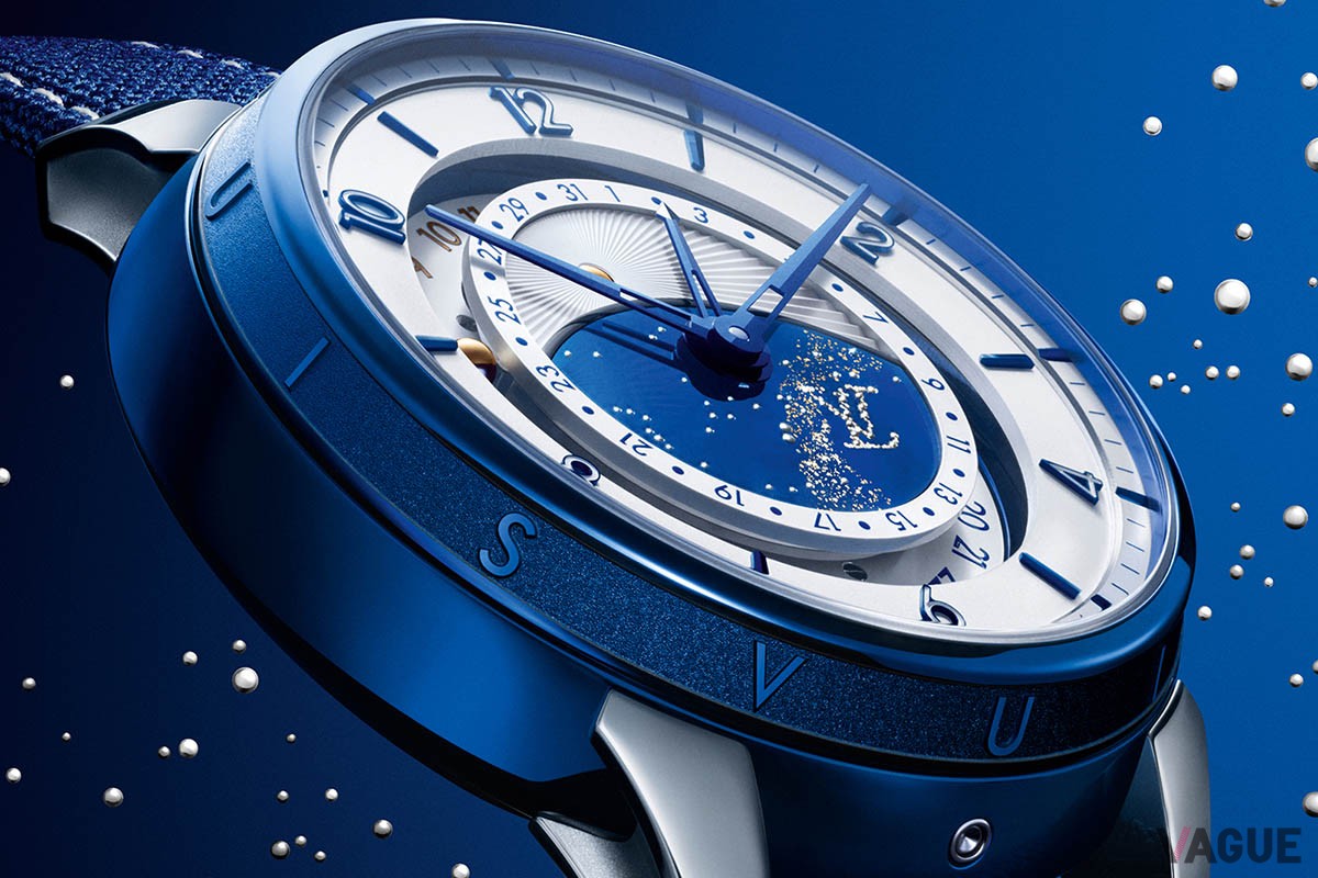 「LVDB-03 GMT Louis Varius」は、ドゥ・ベトゥーンの名品「DB25 GMT Starry Varius」をベースに、ルイ・ヴィトンのエッセンスを注入してリデザインしたもの