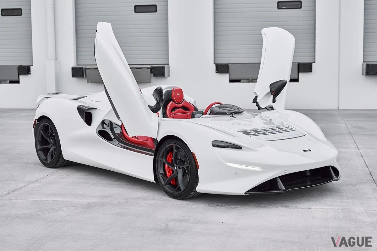 オークションに出品される予定の2021年式マクラーレン「エルバ」(c)BROAD ARROW Auctions