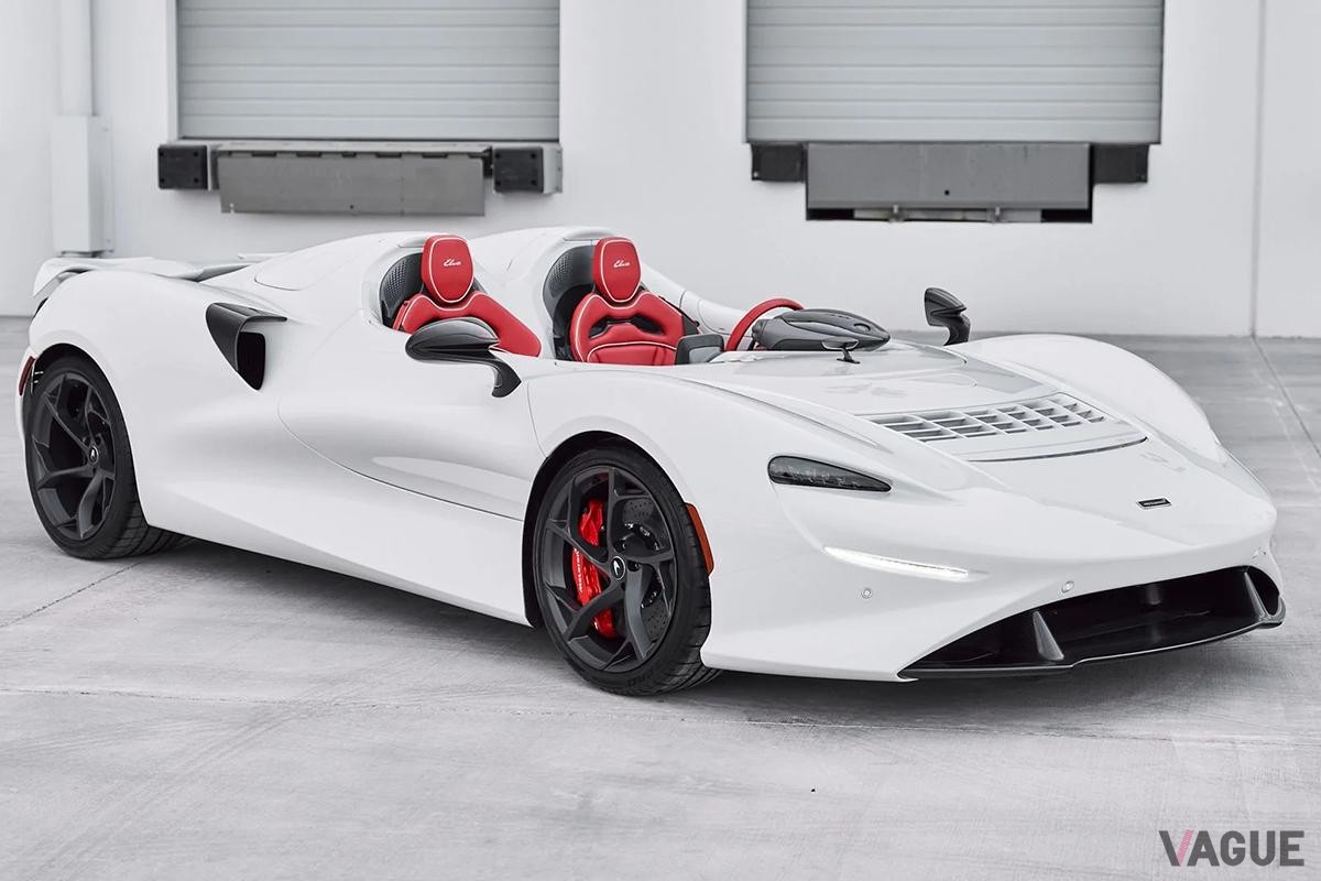 オークションに出品される予定の2021年式マクラーレン「エルバ」(c)BROAD ARROW Auctions